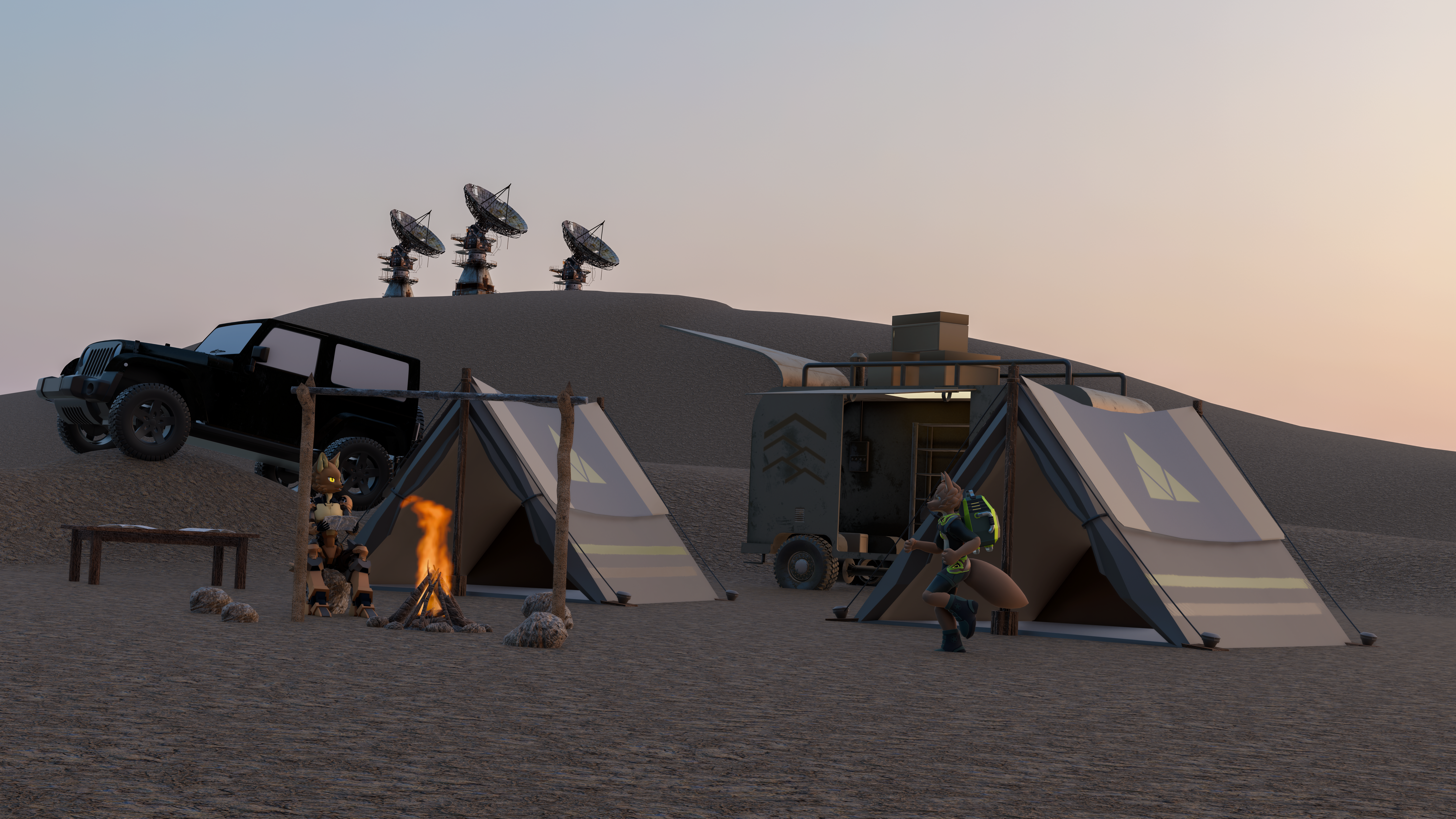 亮色环境下的渲染效果